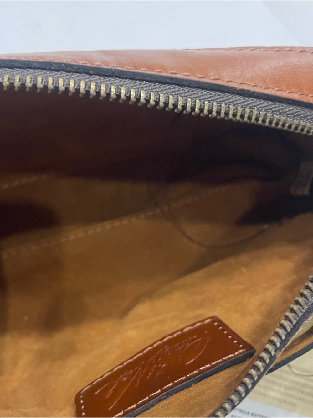 Patricia Nash Brown Leather Crossbody NWT Joliet Watercolor Butterfly purse NEW - Picture 10 of 12